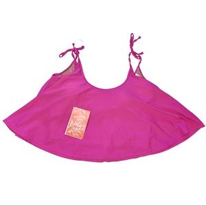 Kortni Jeane Swing Top “ Super Pink” L